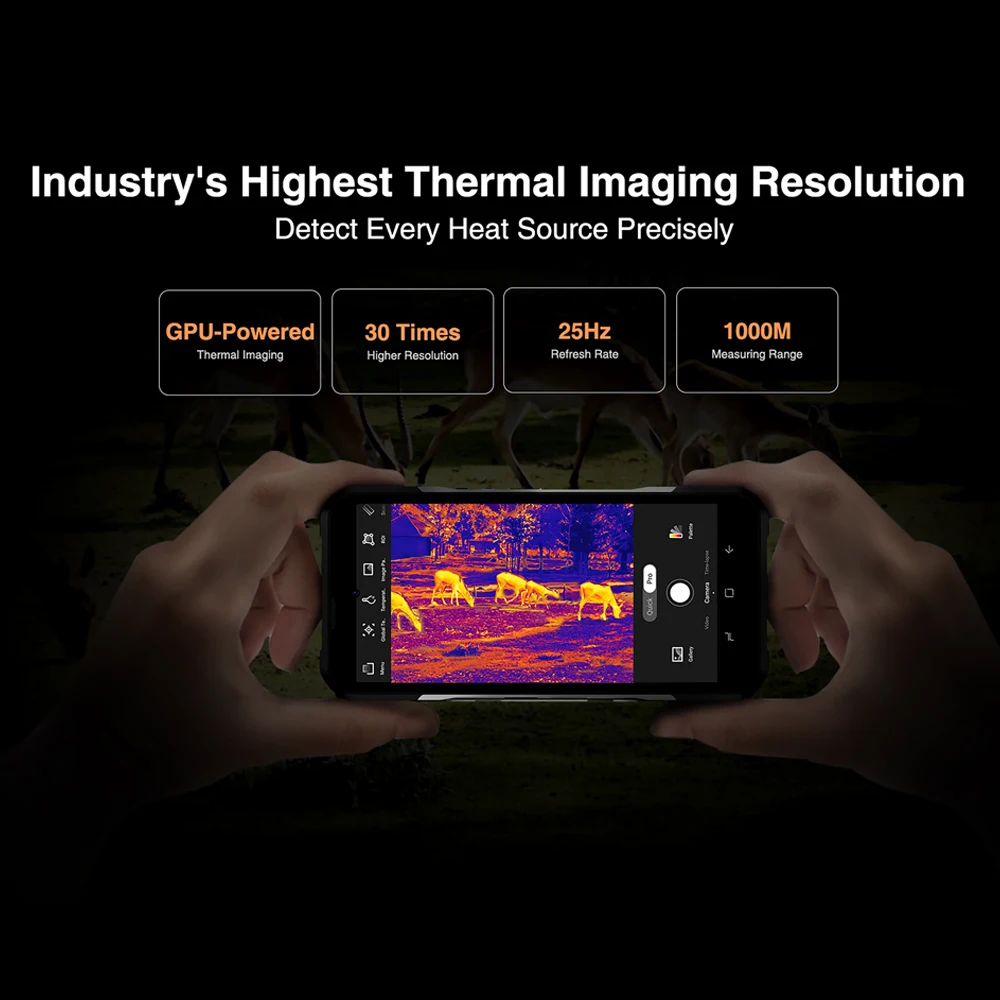 World Premiere DOOGEE V20 Pro Rugged Phone 6.43”2K AMOLED Display 12GB+256GB 1440*1080 Thermal Imaging Advanced 7nm 5G Chipset