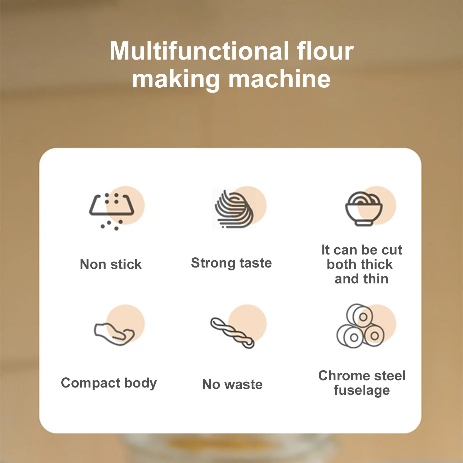 3 Blade Manual Pasta Machine Noodle Maker Stainless Steel Dough Sheeter Noodle Pressing Machine