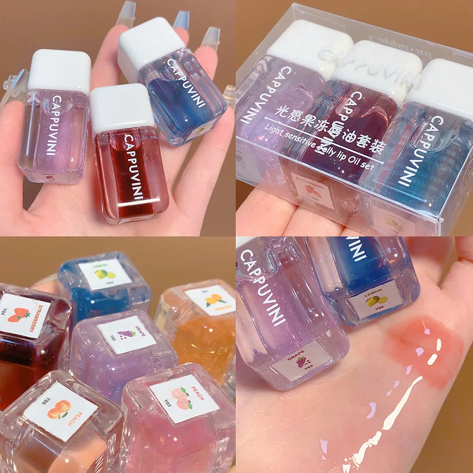Mirror Moisturizing Lip Gloss Water Glossy Transparent Lip Gloss Liquid Clear Glitter Primer Care Hydrating Plump lip makeup lip glaze lip lacquer lip gloss lip plumper