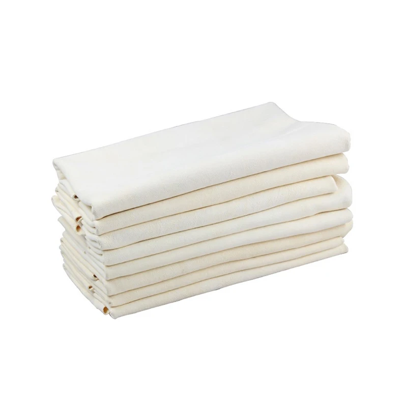 Premium Absorbent Car Cleaning Chamois Leather Towel - Quick Drying Deerskin Cloth