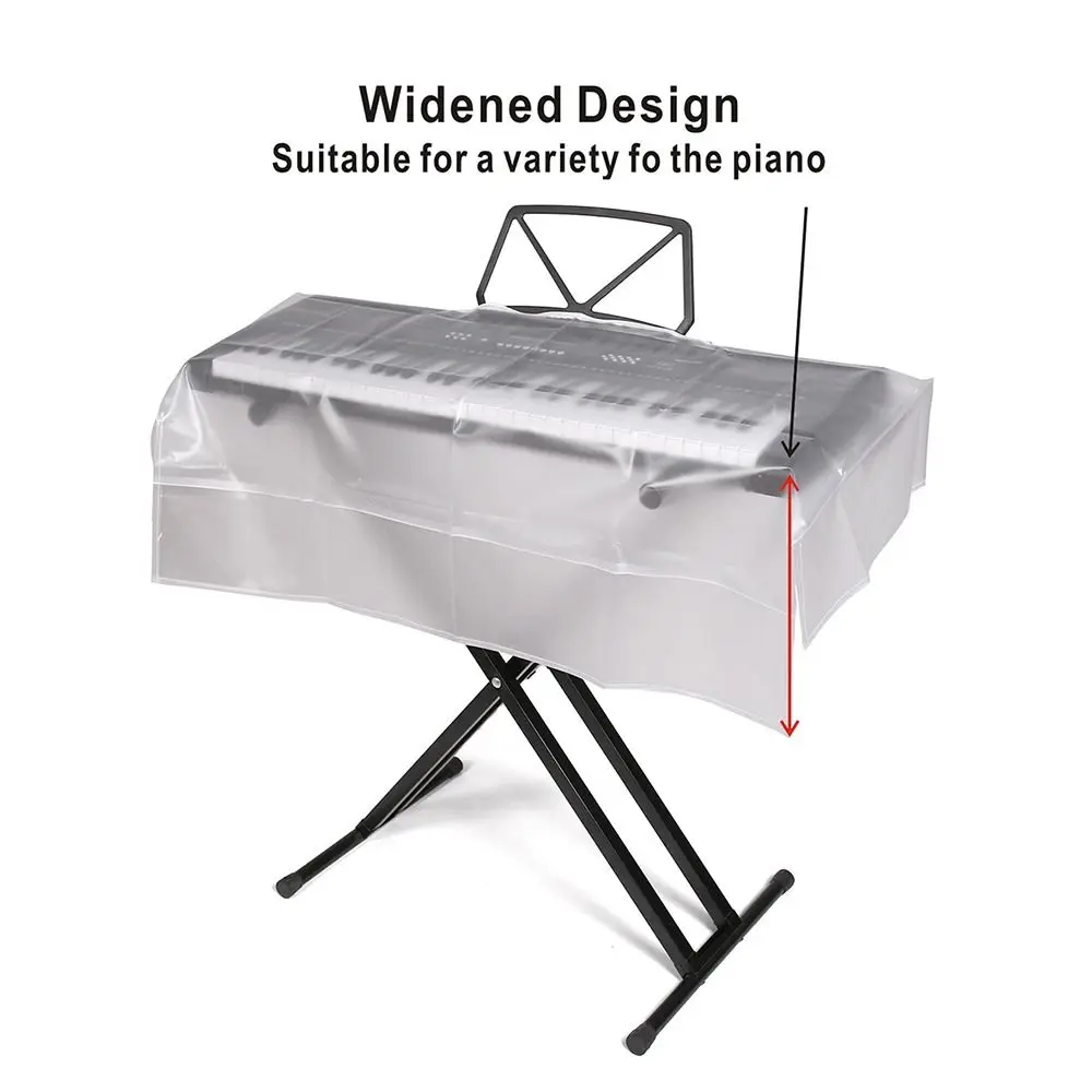 Professional Transparent Keyboard Dust Cover Universal Waterproof Piano Dust Covers 88Keys Dustproof Keyboard Case
