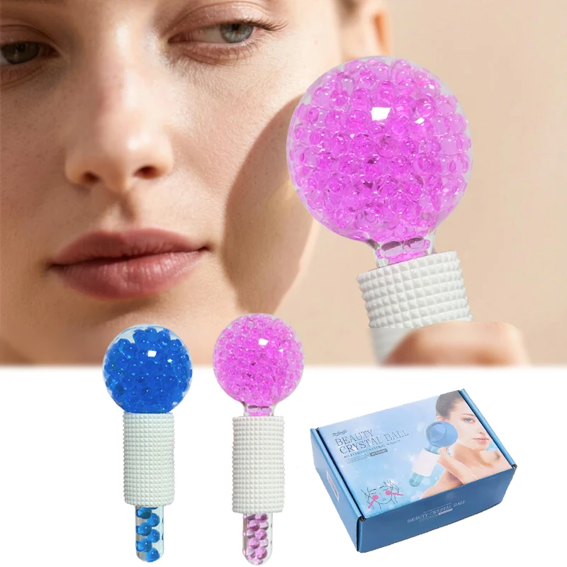 قطعتان من كرات التبريد لإزالة العيون والعلاج المهدئ للبشرة - ملحقات التجميل والعناية بالبشرة