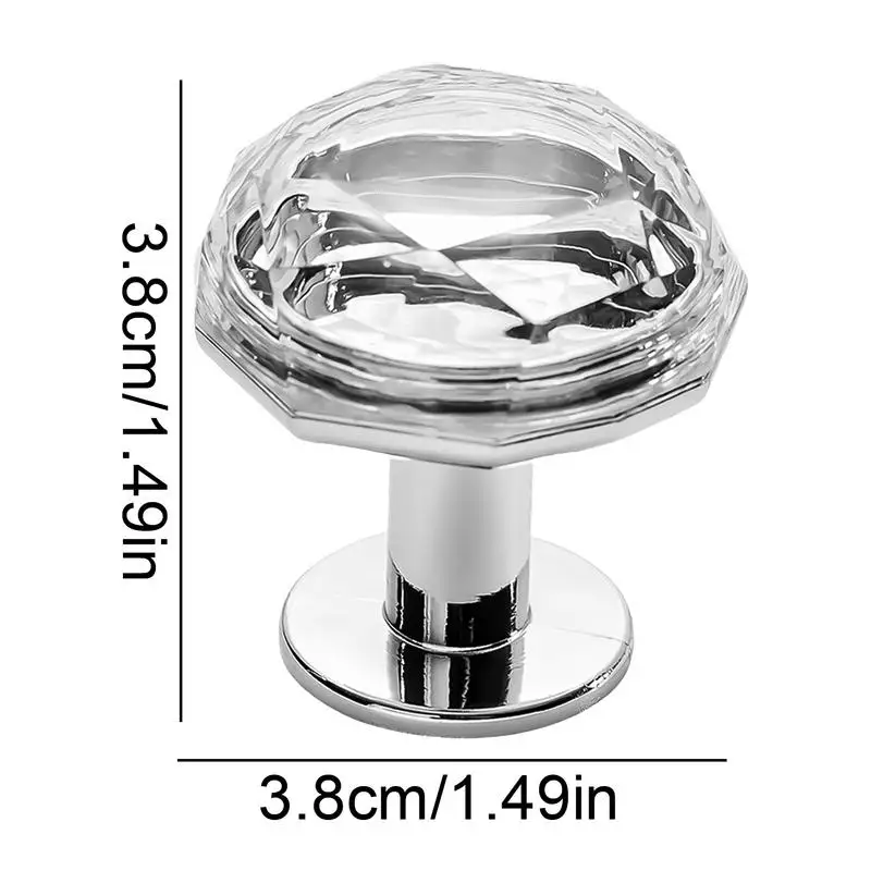 Toilet Flusher Top Push Button Rhinestone Pattern Toilet Tank Button Pusher Nail Protection Flush For Manicure Lover toilet flush button