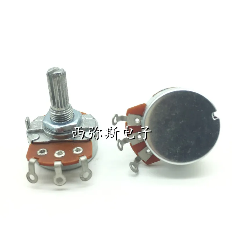 Single loop carbon film potentiometer WH138 B1K 5K 10K 50K 500K Rachis 20 mm in length 1pcs