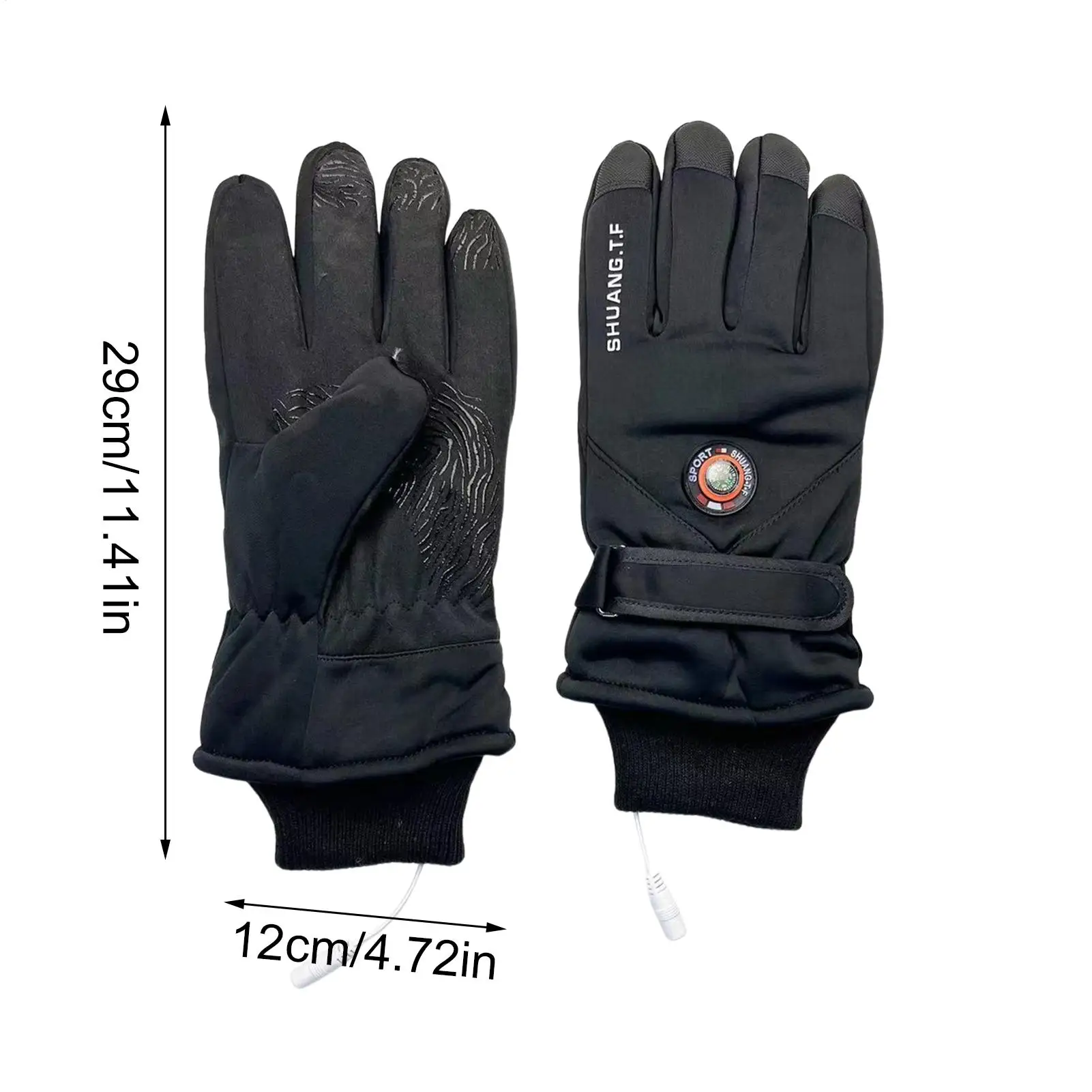 Heated Work Gloves Touchscreen Heating Mittens USB USB Heated Gloves For Men Women Outdoor Activities Sports Cycling Skiing