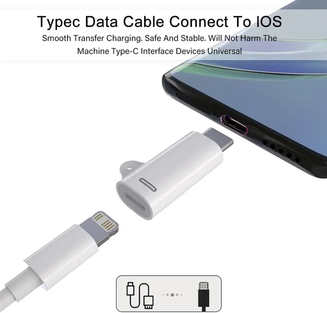 3-Pack USB Type C Female To IOS Male Adapter - For IPhone 14/13/12/11/XR/XS/SE 3 & More - Fast Charging & Data Sync