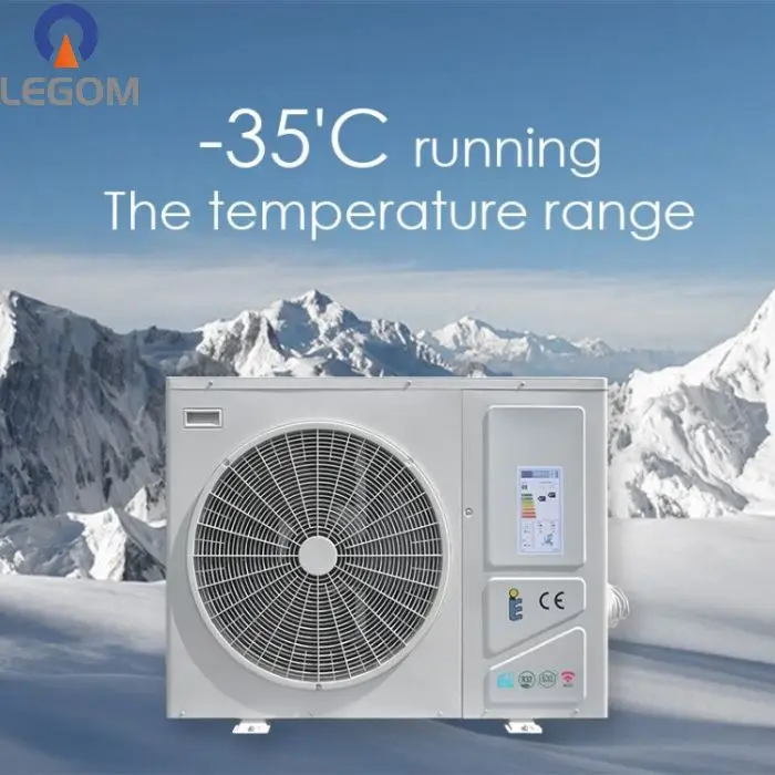 Legom Swimming Pool Heater Natural Gas Air Source Heat Pump 65 Kw Heating Cooling Air Water With Wifi 110 Watts