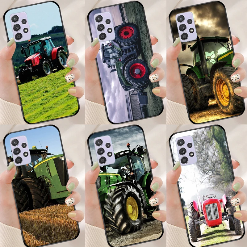 Cover Per Trattore Agricolo Per Samsung A51 A71 A52 A72 A40 A50 A70 A20E A21S A03S A12 A32 A42 Shell Per Telefono