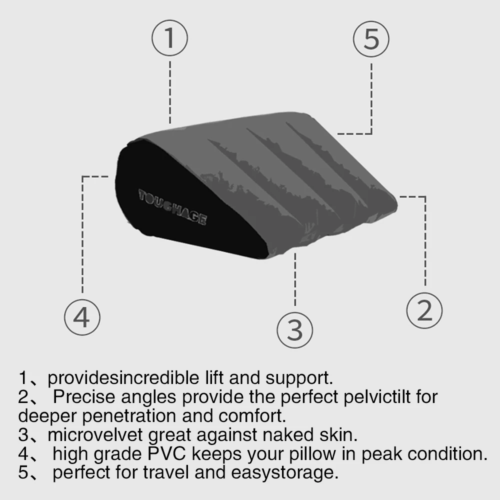 Sex toys Inflatable Wedge Pillow Love Intercourse Cushion 18 Adult Sexuality Position Couple Body Support Cushion Air Triangular Pillow