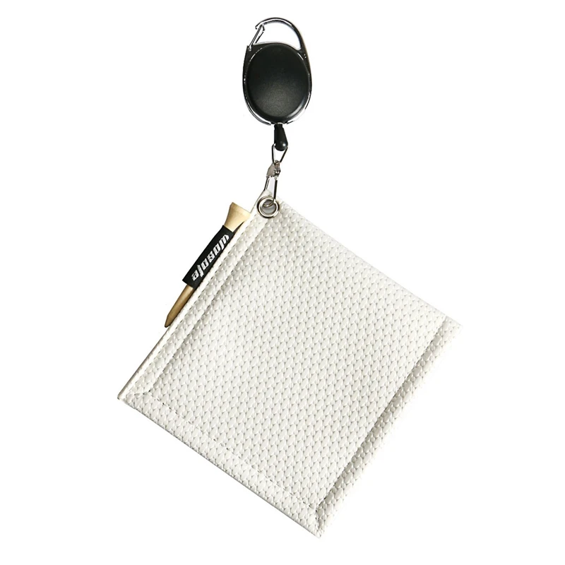 

Golf Ball Cleaning Towel With Carabiner Hook Water Absorption Clean Golf Club Head Wiping Cloth Cleaner Accessories