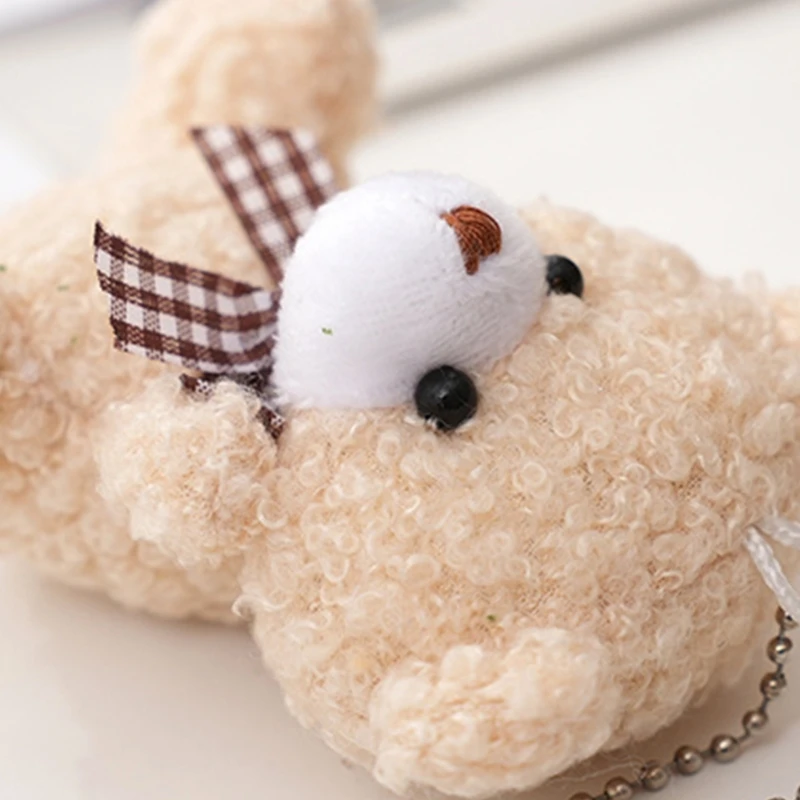 Bear Keychain Mini Bear Plush Keychain for Women Children