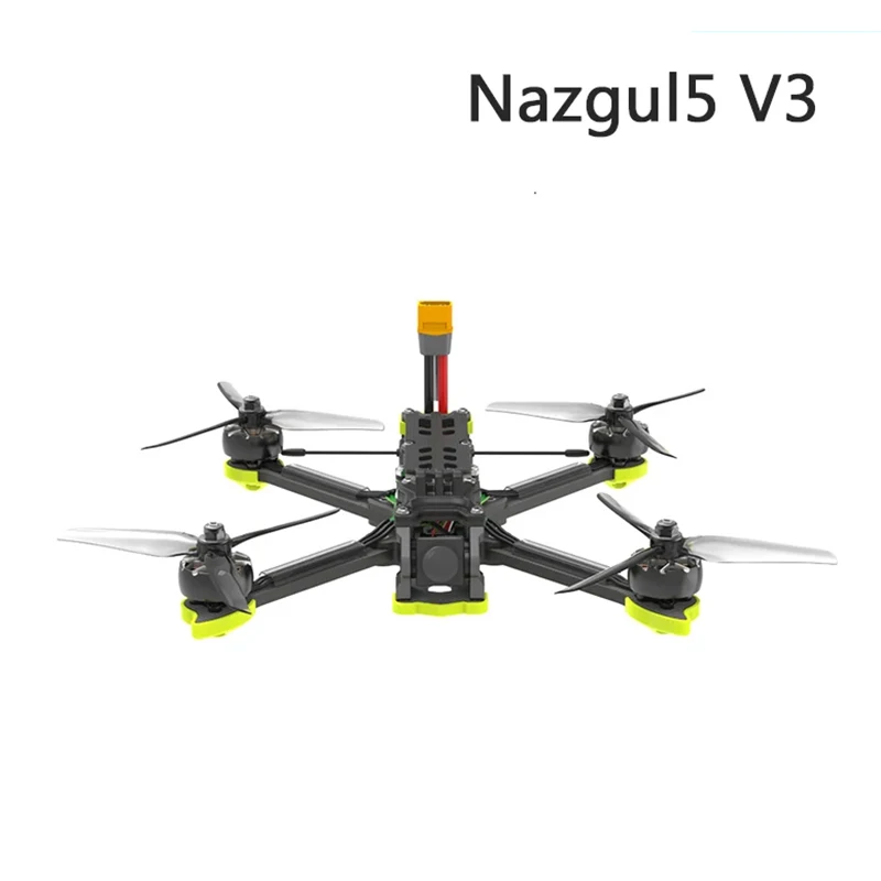 

iFlight Nazgul5 V3 Analog 6S 245mm 5inch FPV Drone BNF with BLITZ F7 45A stack / RaceCam R1 Mini 1200TVL 1.8mm Camera for FPV