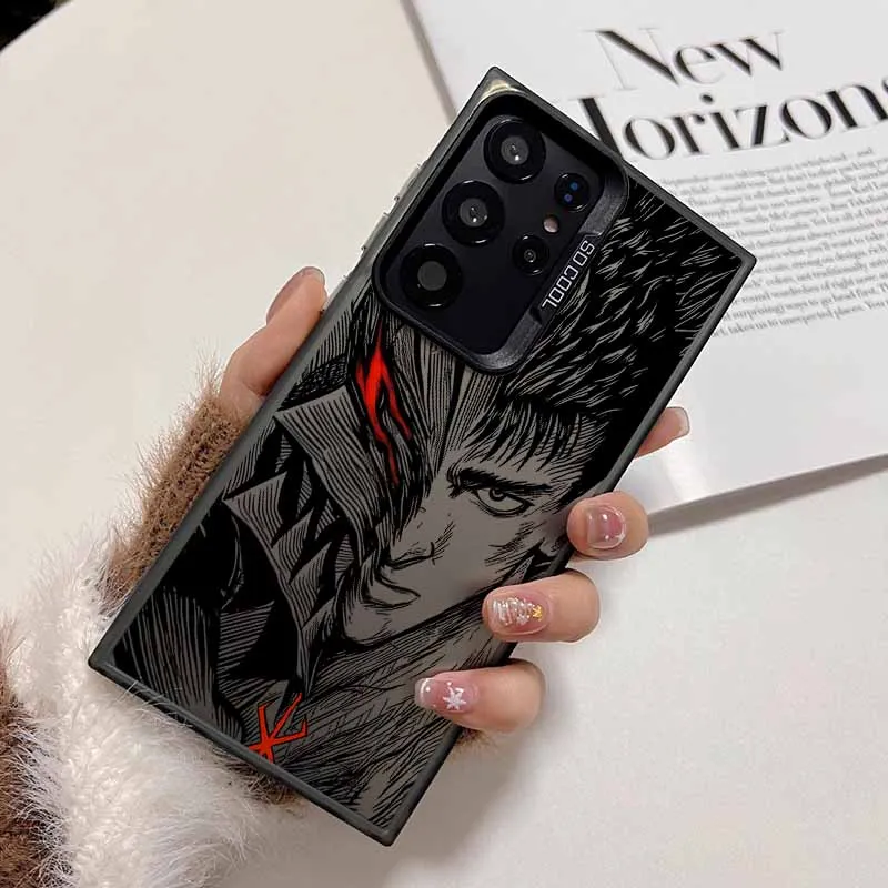 Berserk Fantasy Anime Colorful Silicone Phone Case