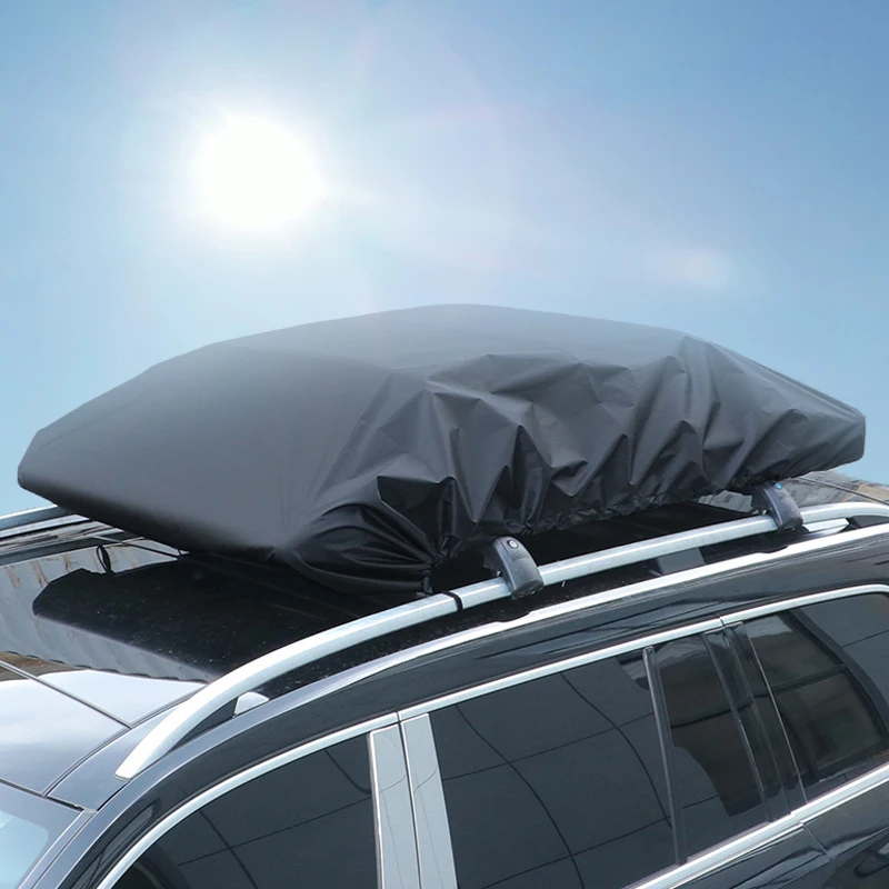 Waterproof Car Roof Rack Cover 210D Oxford Cloth 170/190/230/270x145cm Off-Road SUV Automobile Roof Luggage Cargo Bag Rain Cover 5
