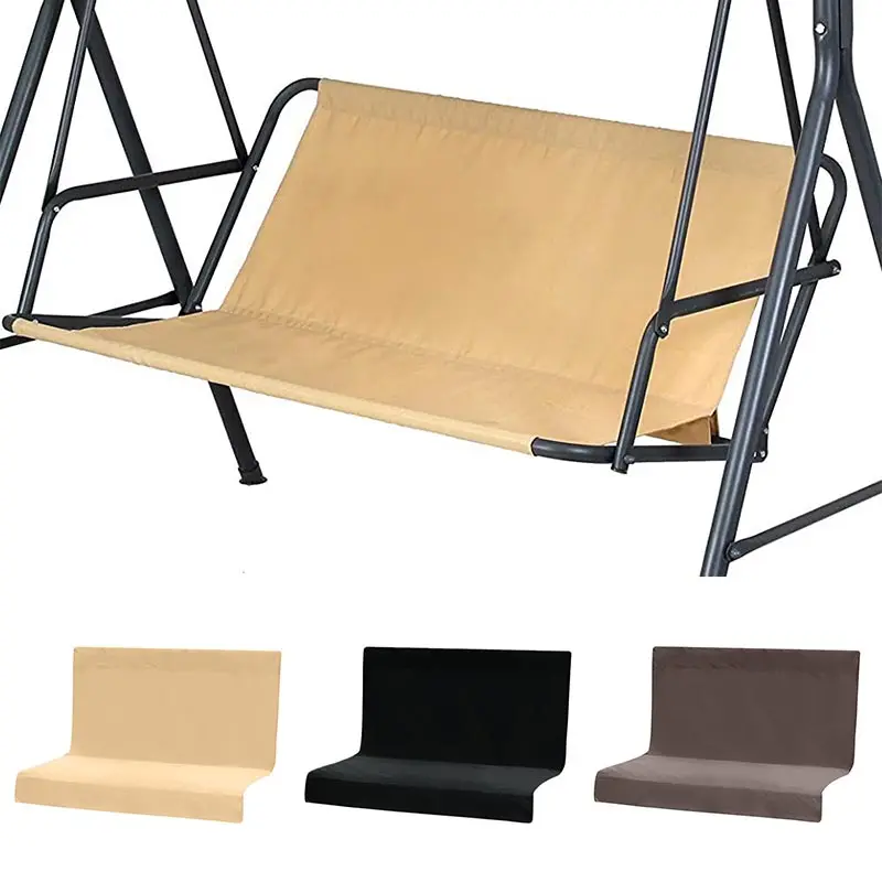 Description Picture 3 of item2-3 Seat Waterproof Beach Chair Cover Swing Hammock Replacement Cushion Outdoor Garden Patio Chair Intensification Cushion 600D