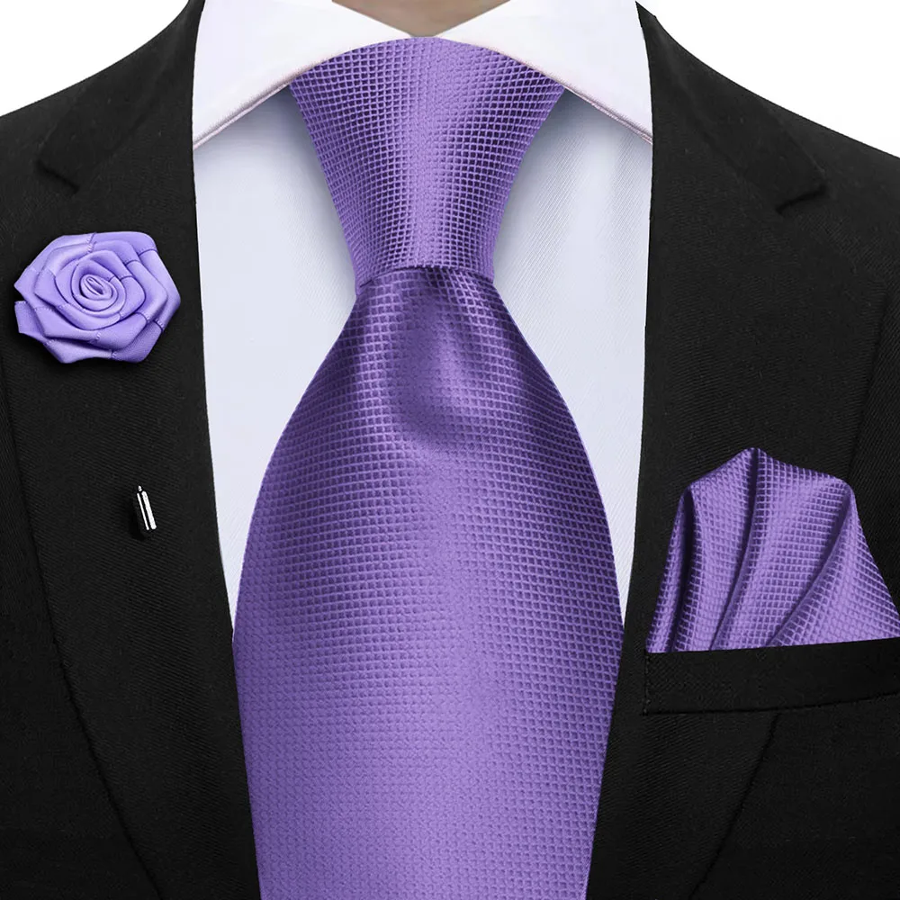 Elegant Peacock Blue Plaid Men's Accessory Set - Tie & Pocket Square Collection