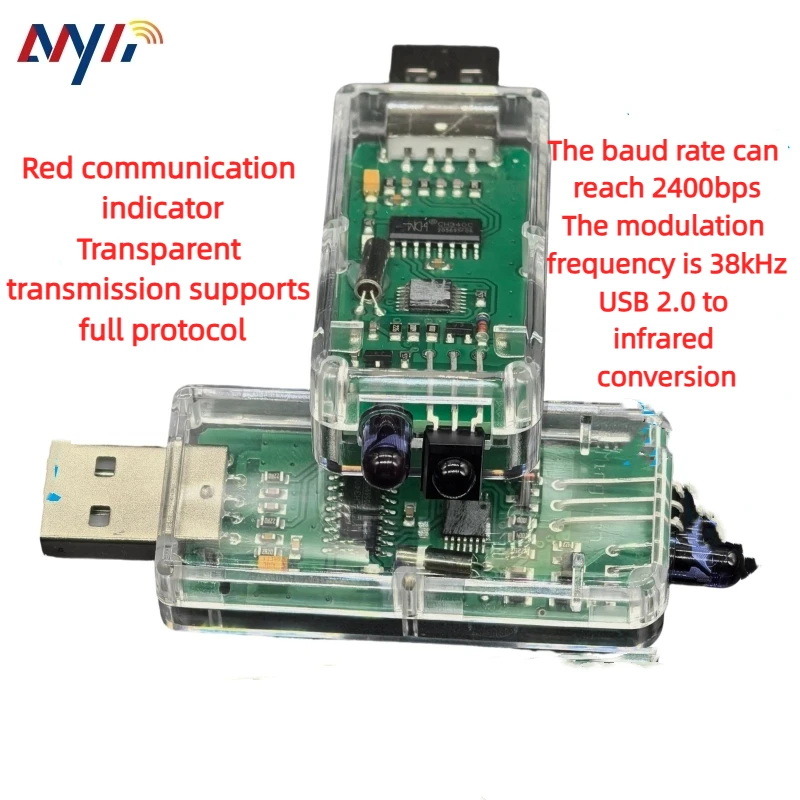 USB to Infrared Converter Far Infrared Communication Test Meter Reading ...