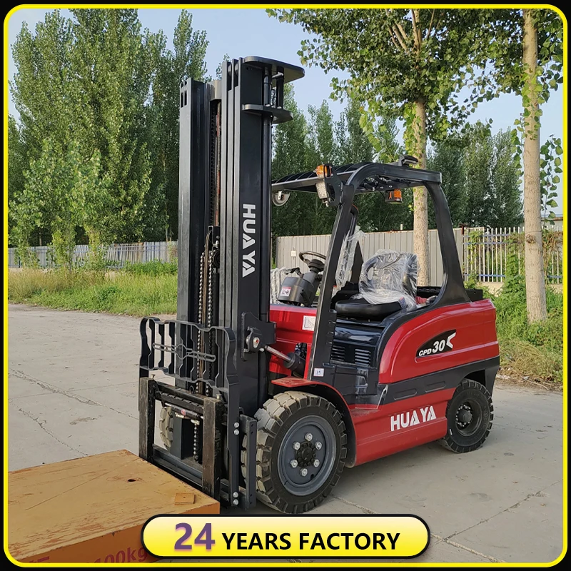 Electric-Forklift-3-5-Tons-Four-Wheeled-Loading-And-Unloading-Hydraulic ...