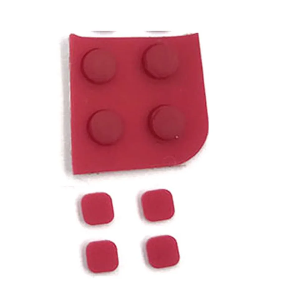 Coperture In Gomma Per Viti LCD Per Nintendo New 3DS XL/LL - Set Di Ricambio Anteriore E Posteriore - Bianco (8 Pezzi)