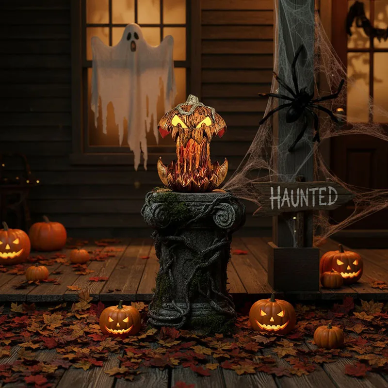 Scary Pumpkin Head Decoration 1