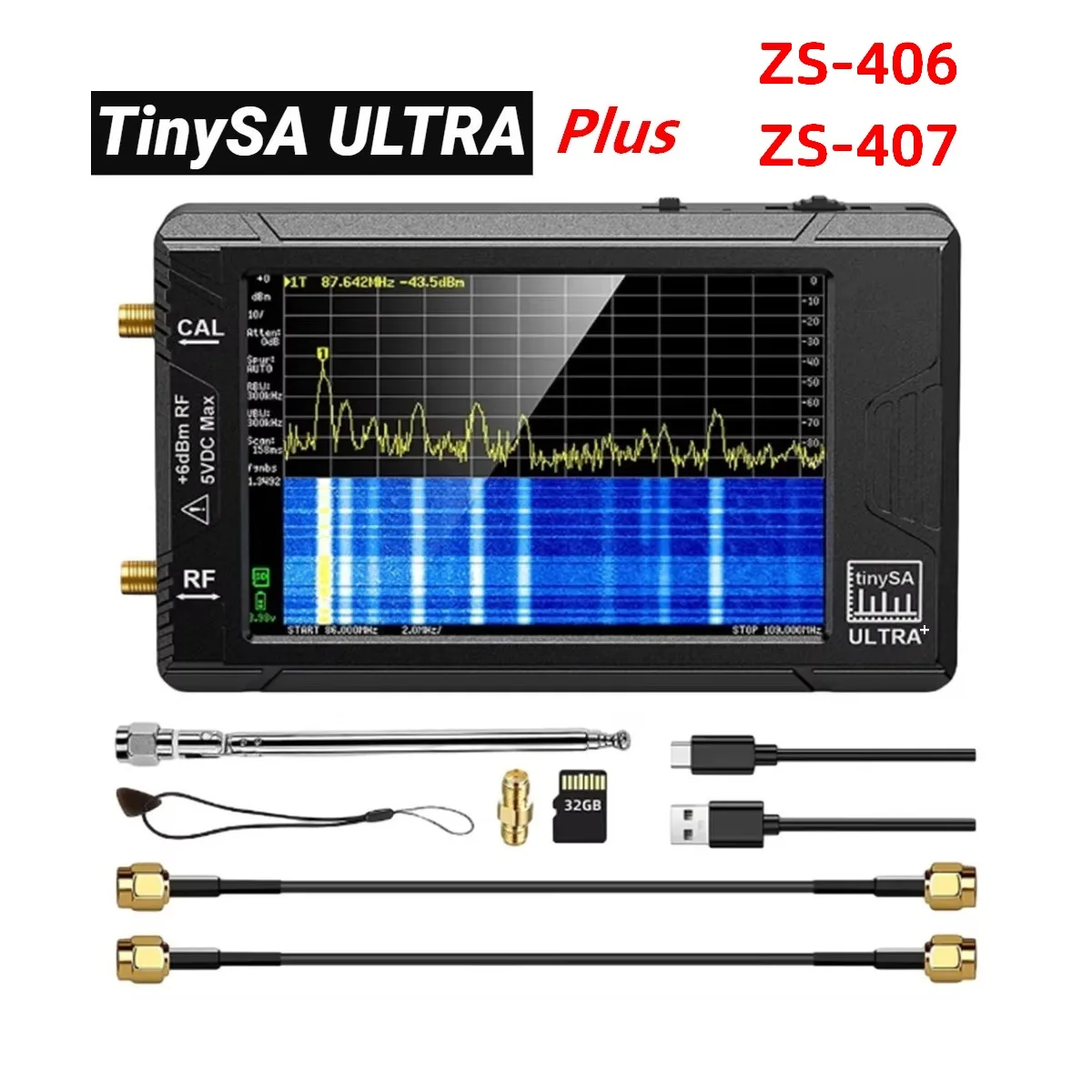TinySA Ultra Plus ZS-406 ZS-407 4