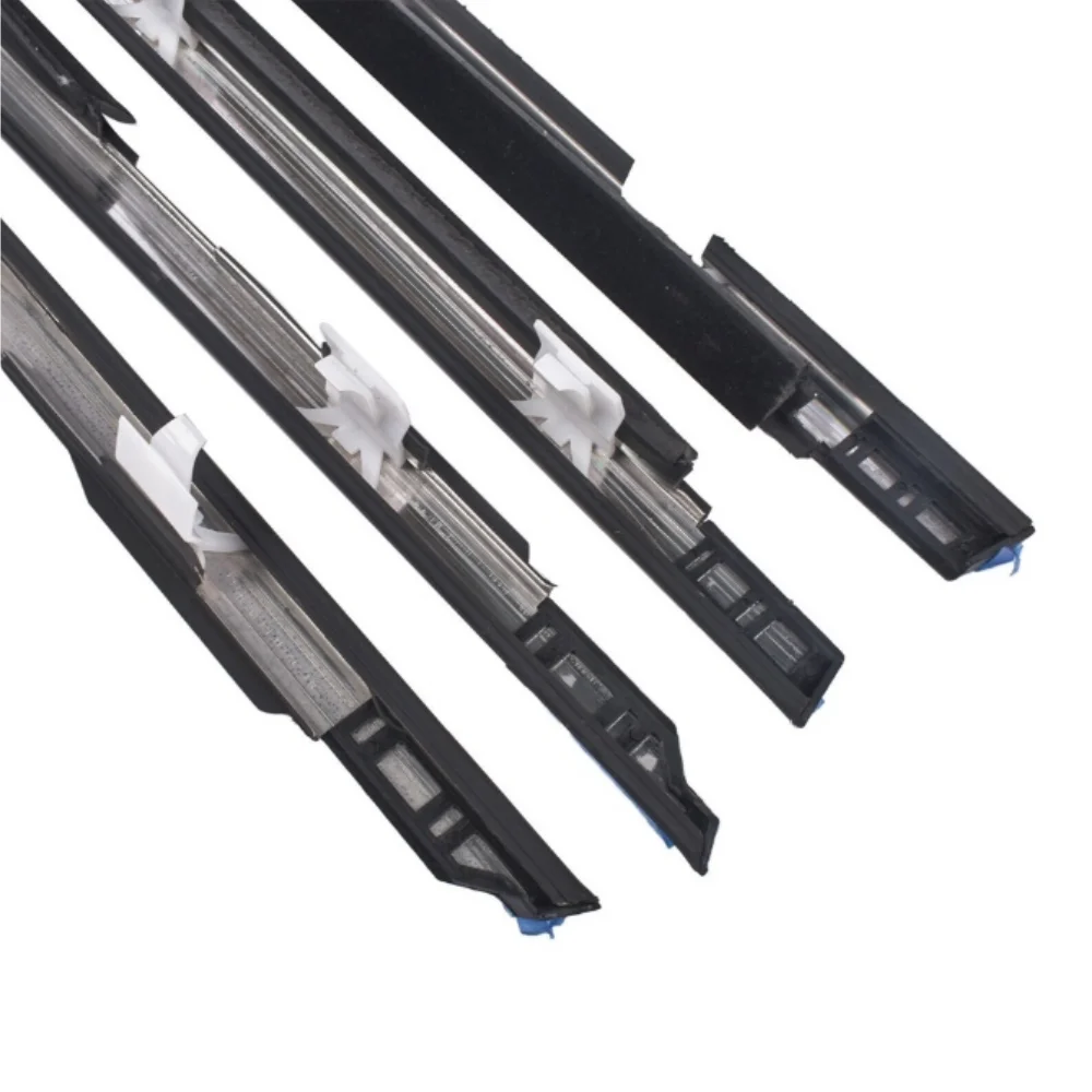 For Toyota Land Cruiser 80 Series Lexus LX450 1991-1998 Car Window Glass Outer Black Sealing Protective Tape 4PCS