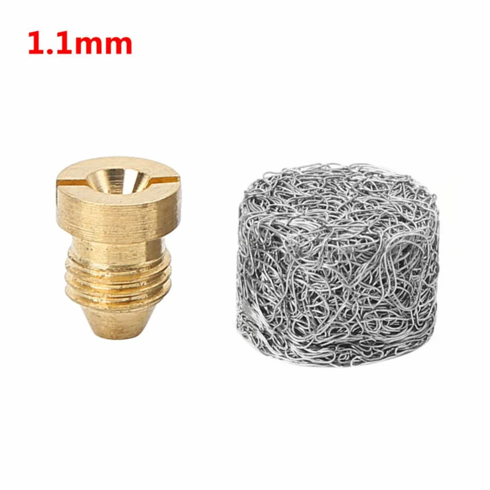 Universal Brass 1.0mm/1.1 Mm Thread Snow Foam Orifice Nozzle Tips + Foam Maker For Snow Lance Stainless Steel Lances