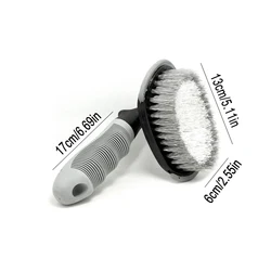 Premium Car Tire & Hub Cleaning Brush - Heavy - Duty Decontamination Tool (T brush)