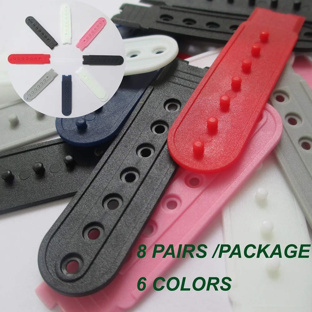 1 Pair Colorful Snapback Hats Replacement Strap - 6 Colors Plastic Fastener Baseball Cap Extender Snap Rich Colors 4