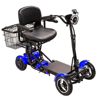 10-Inch Portable Foldable Old People 4 Wheel Electric Scooter Dual Motor 500W 36V Lightweight Mobility Scooters for Seniors 1