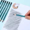 Matte Sketch Pencil Art Graphite Pencils Set HB, 2B, 4B, 6B, 8B,  12B, Mix For Painting Writing Shading Sketch Black Lead Design 3