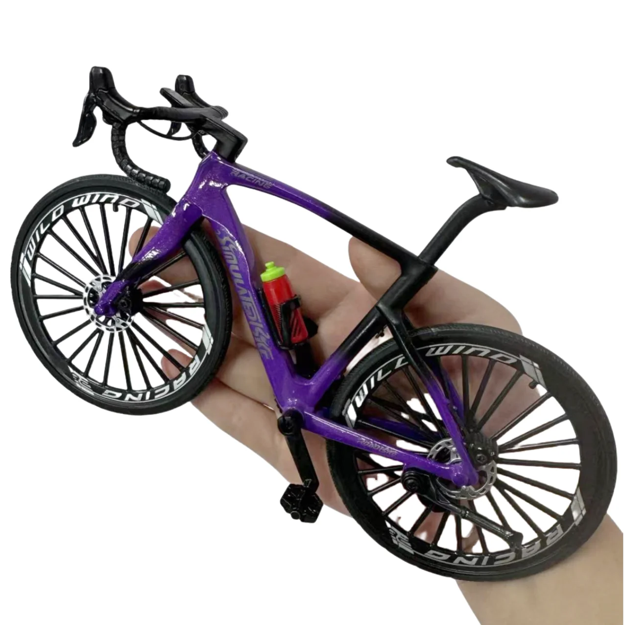 Maßstab 1:6 aus Druckgusslegierung, Mini-Geschwindigkeit, Rennrad, Fahrradmodell, Spielzeug, Desktop-Dekoration, Kunsthandwerk – Detail 1