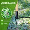 Iron Weed Puller Tool Claw Weeder Root Remover Outdoor Killer Tool Portable Garden Weed Puller Removable With Foot Pedal 4