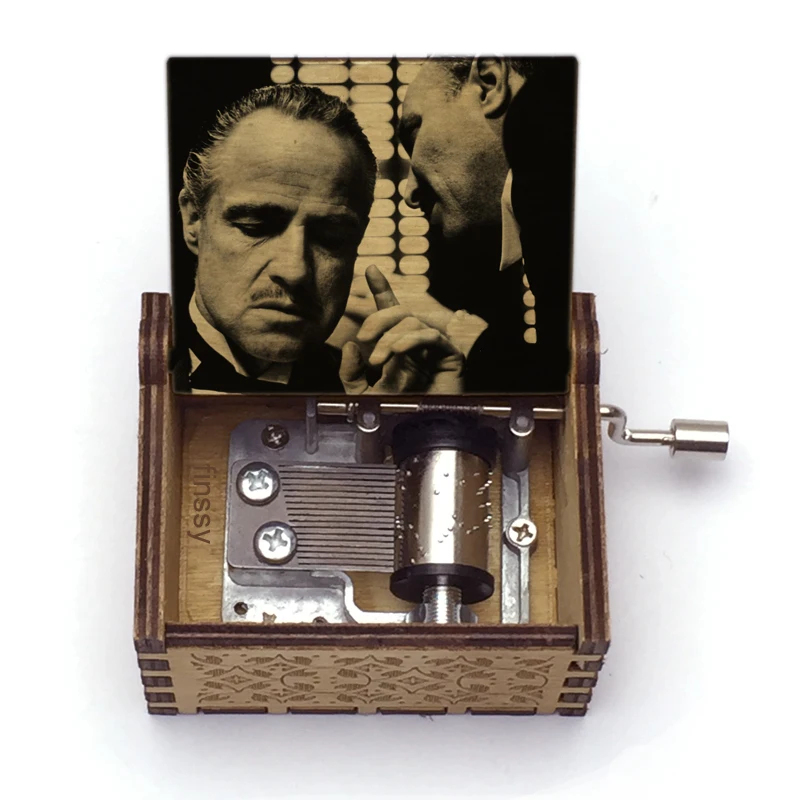 speak softly love Godfather music theme music box Caixa De Musica Musical Box Christmas Gift Drop Shopping large stock 6
