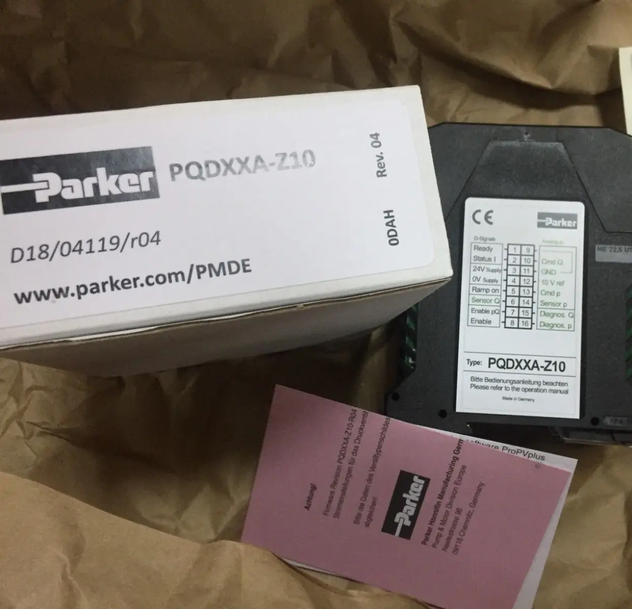 

PQDXXA-Z10 New Parker Electrical Amplifier