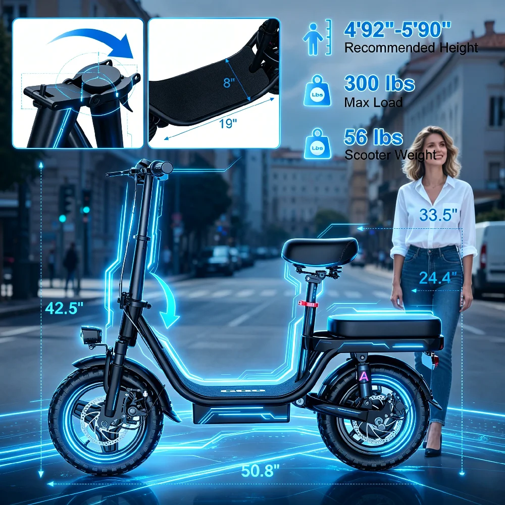 750W Compact City E-Bike 5