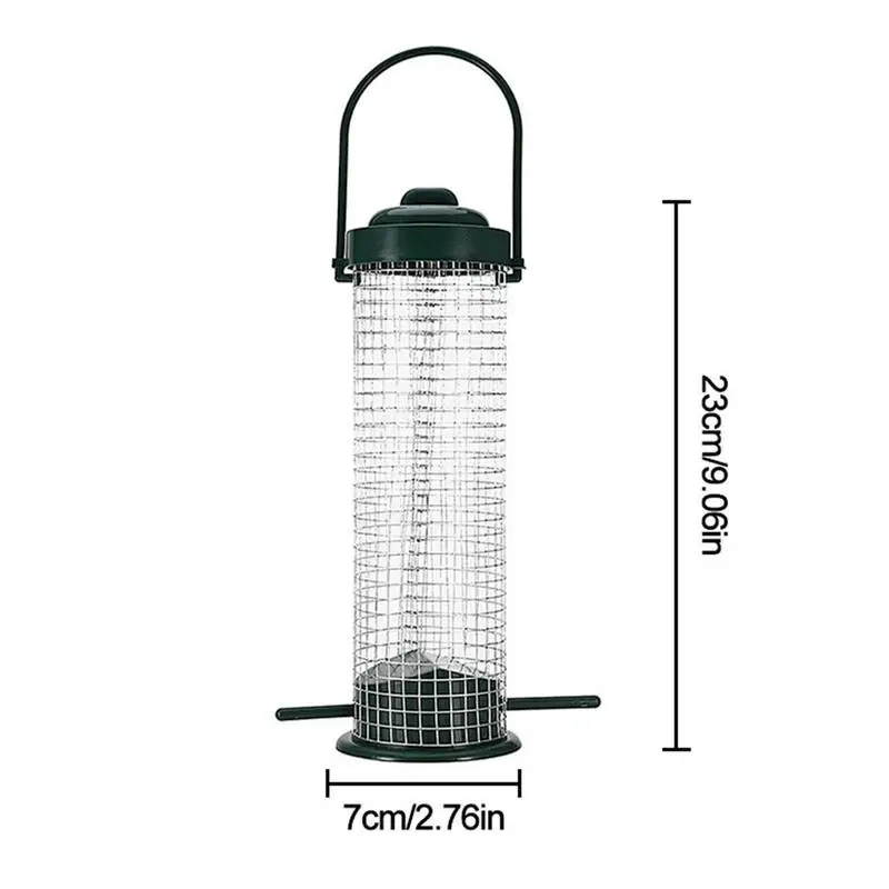 Vogel Feeder Staande Dumplings Vet Bal Rack Holder Outdoor Voedsel Dispenser Voor Tit Kleine Wilde Vogels Winddicht Regendicht