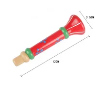 Wooden Trumpet Children Toy Horn Whistle Musical Instrument for Kids Early Educational Montessori Toys Sound Training Games 6