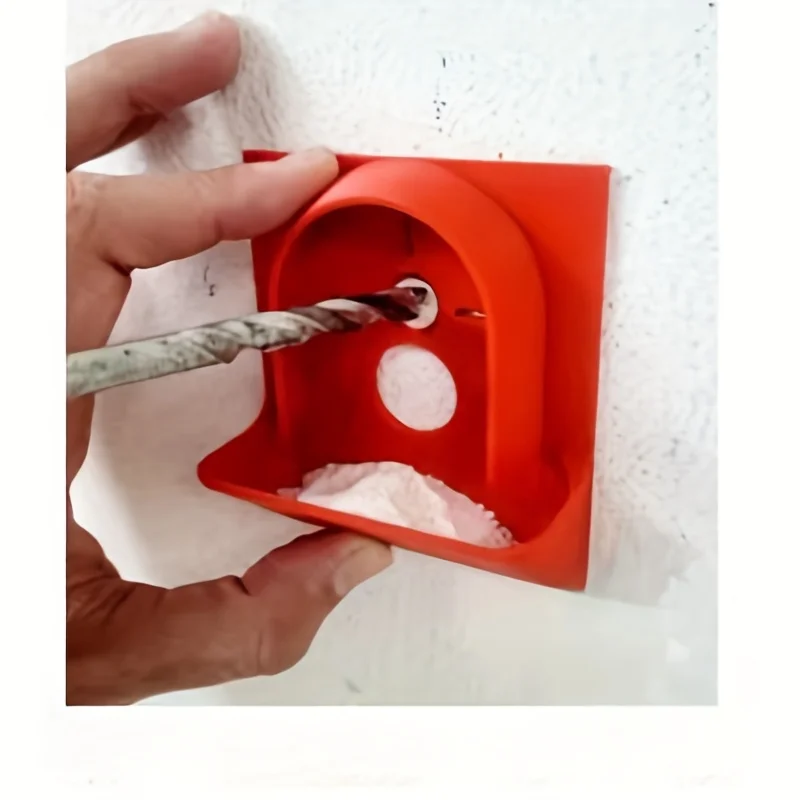 1pc Rotary Dust Collector Box,Heavy-Duty Plastic Dust Box Compatible with Drill Bits &Accessories,Dust Collector For Woodworking