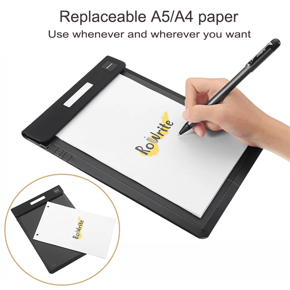 ROYOLE Bluetooth Digital Writing Pad A5 Size Smart Notebook