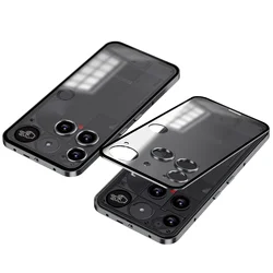 Shockproof Metal Case - Aluminium Alloy Matte Bumper Cover - Nothing Phone (3) (Grey)
