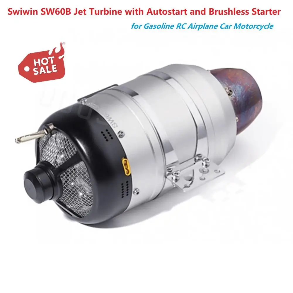 Swiwin SW60B 6kg Turbojet Engine / SW60B Brushless Turbine Engine for ...