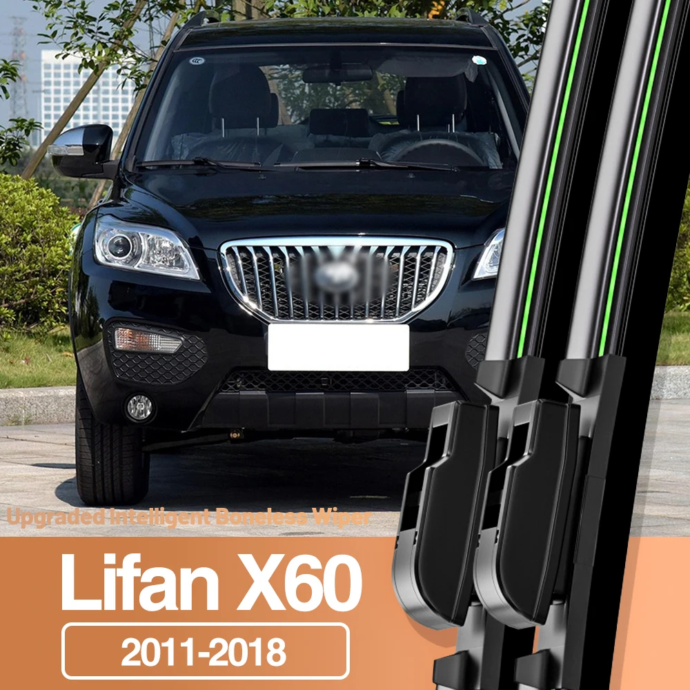 

2pcs For Lifan X60 2011-2018 Front Windshield Wiper Blades Windscreen Window Accessories 2012 2013 2014 2015 2016 2017