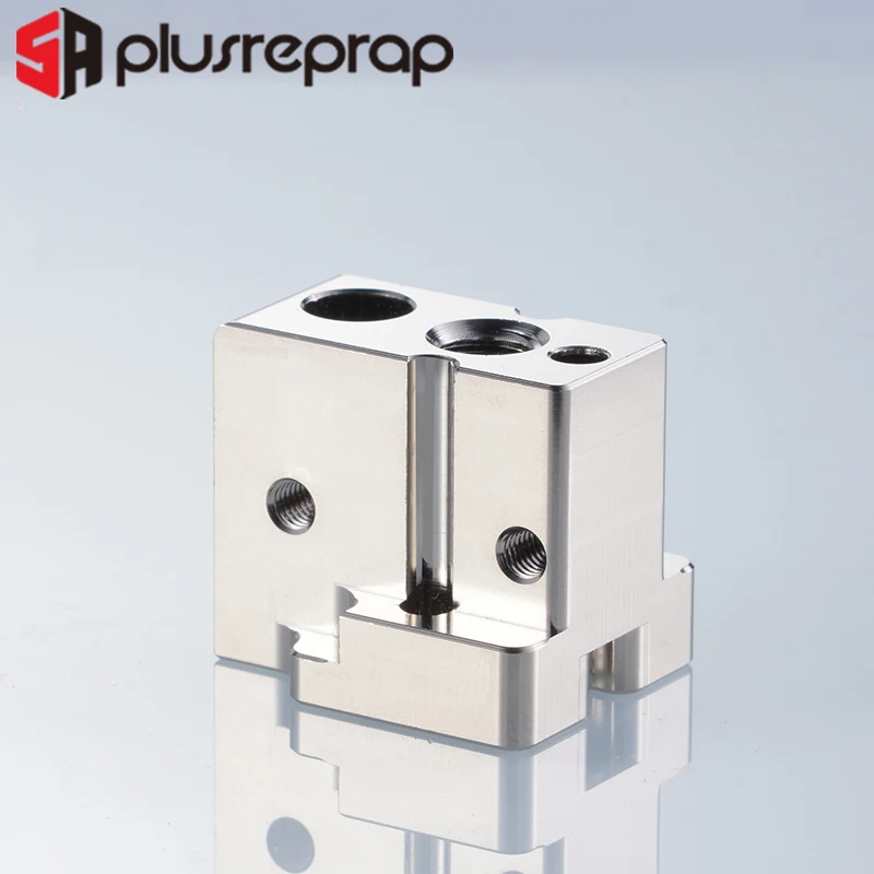 Cobre Chapeado Heatblock Bocal de Aço Endurecido Anycubic Vyper Kobra Max Vulcão Hotend v5 Compatível - Imagem 6