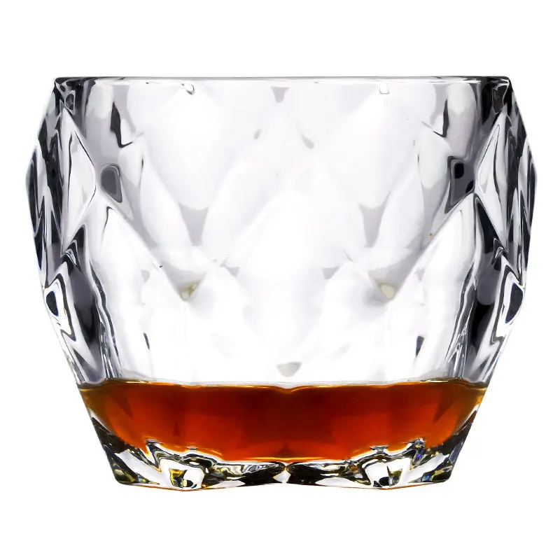 Salloping Horse Whiskey Glasses Cut Whisky Prism Crystal Old Fashioned Glass Vodka Tumbler Chivas Wine Cup