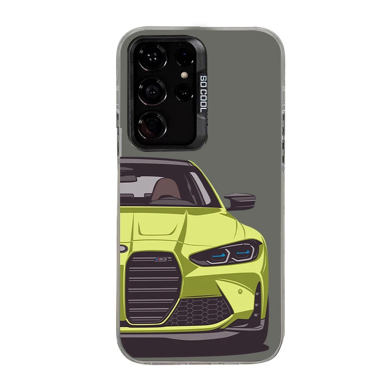 Sporty Laser-Enhanced Phone Case with PC+TPU Protection