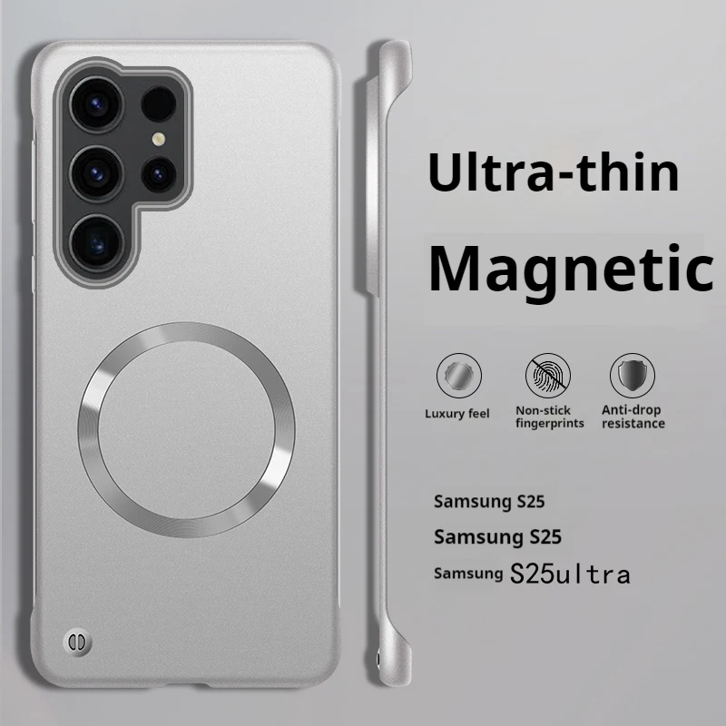Enhanced Metallic Paint Cooling Phone Case with MagSafe Compatibility