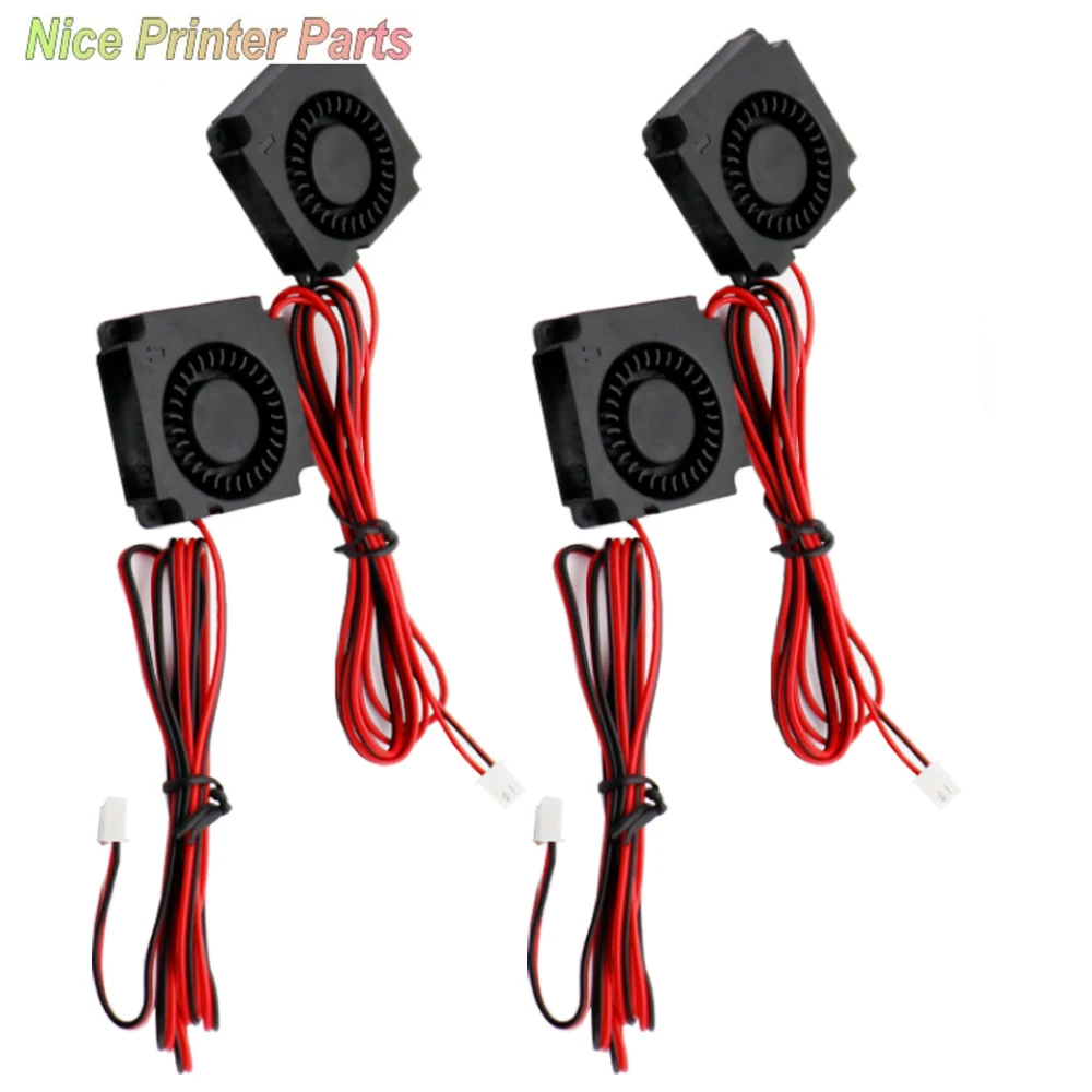 

3X 3D Printer Accessories 12V 24V 40*10mm 4010 40mm DC Turbo Fan Bearing Blower Radial Cooling Fans Creality Ender3 V2 CR-10 Kit