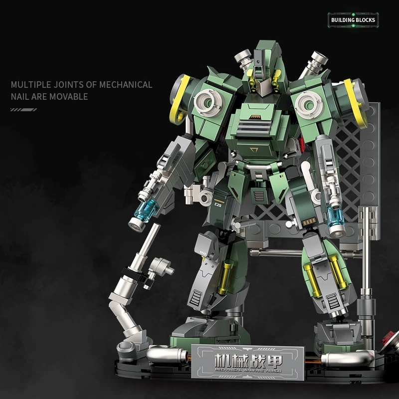 H*2様 SEV Mecha BOX New anime character small particle assembly mecha children's