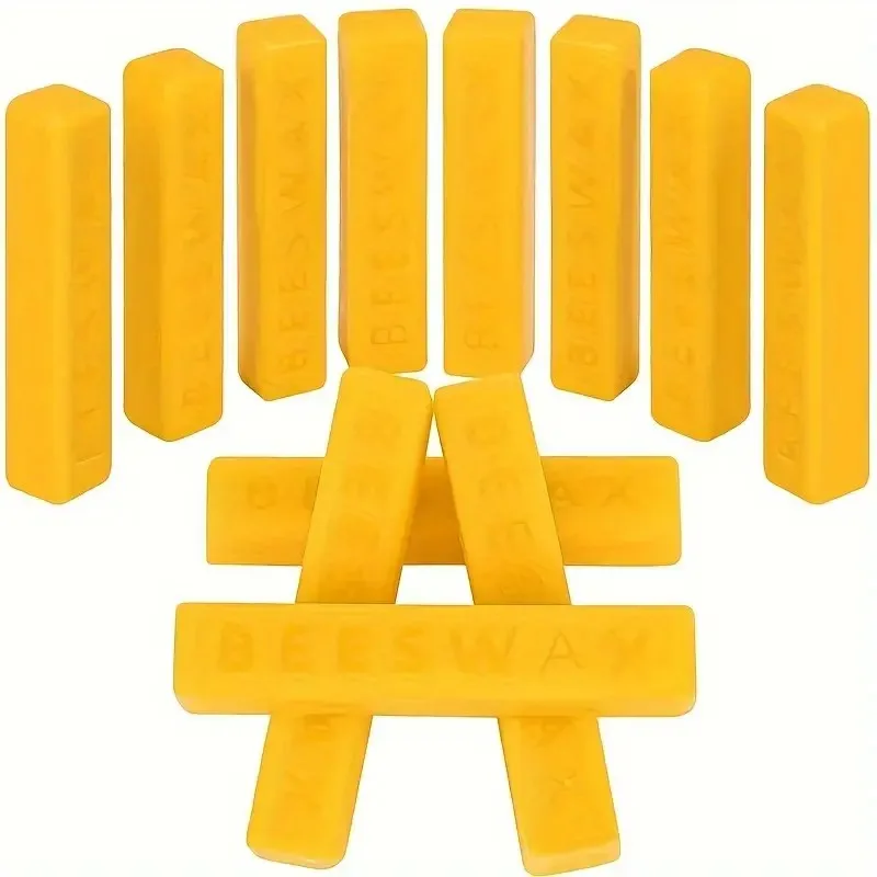 5/10/15pcs Yellow Beeswax Stick natural pure stick wax, for candle making, furniture polishing DIY crafts Wax Molding Materials 2